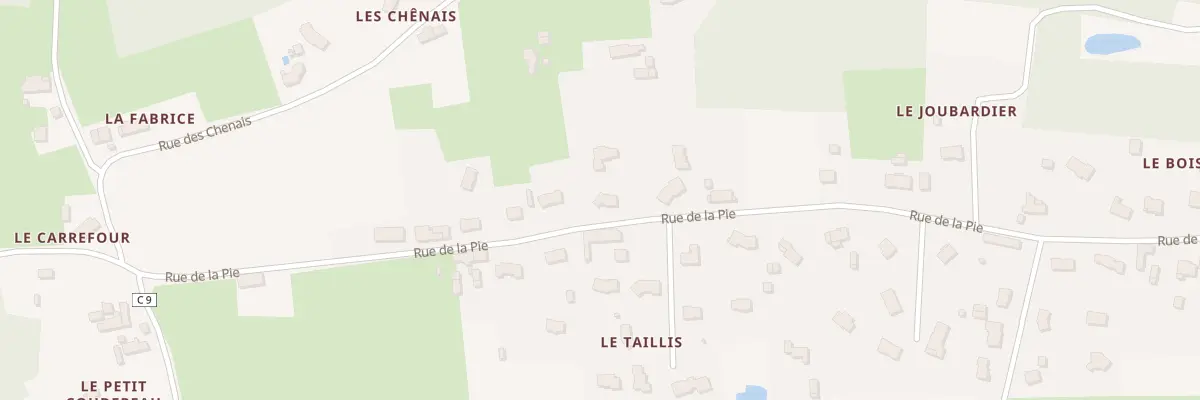 Plan du 79 Rue de la Pie à Brette-les-Pins