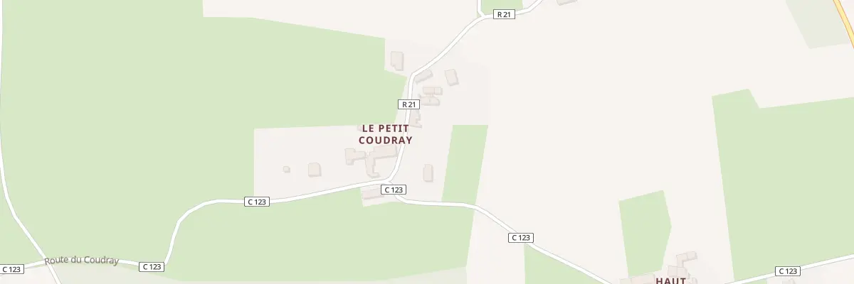 Plan du 65 Rte du Coudray à Hommes
