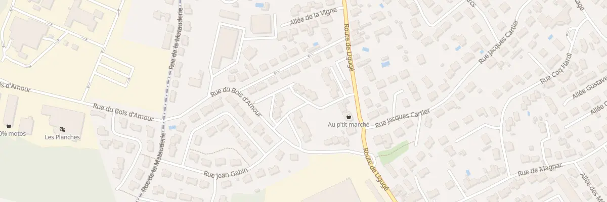 Plan du 90 Rte de Ligugé à Saint-Benoît