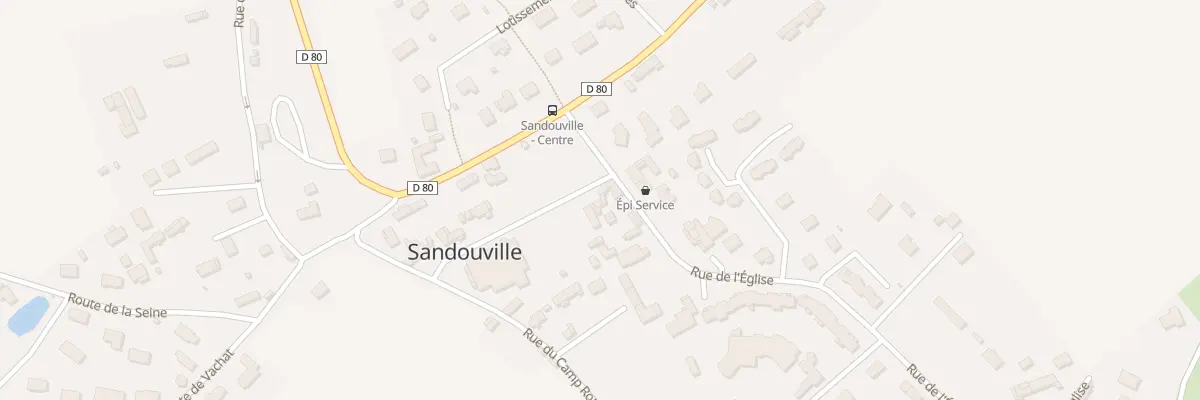 Plan du 5049 Rue du Gymnase à Sandouville