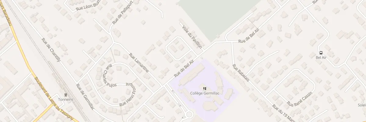 Plan du 20 Rue de Bel Air à Tonneins