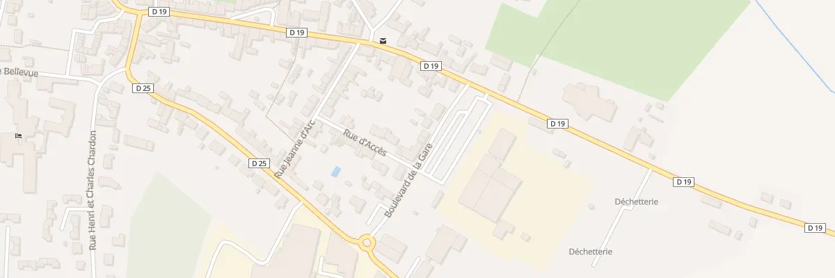 Plan du 8 Rte de Mezieres à Marolles-les-Braults