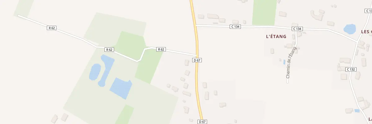 Plan du 21 Rte de Courcelles à Savigné-sur-Lathan