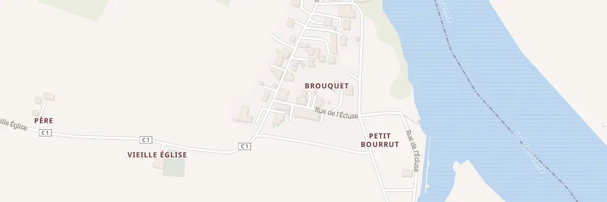 Plan du 28 Brouquet à Saint-Léger