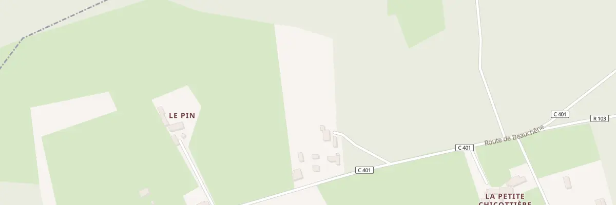 Plan du 901 Rte de Beauchene à Parigné-l’Évêque