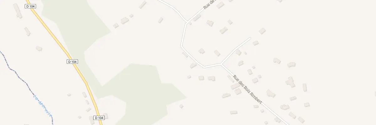 Plan du 631 Rue des Bois Rimbert à Beuzeville