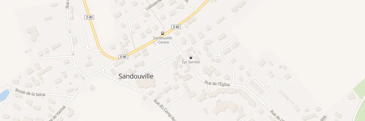 Plan du 5190 Rue de l’Eglise à Sandouville