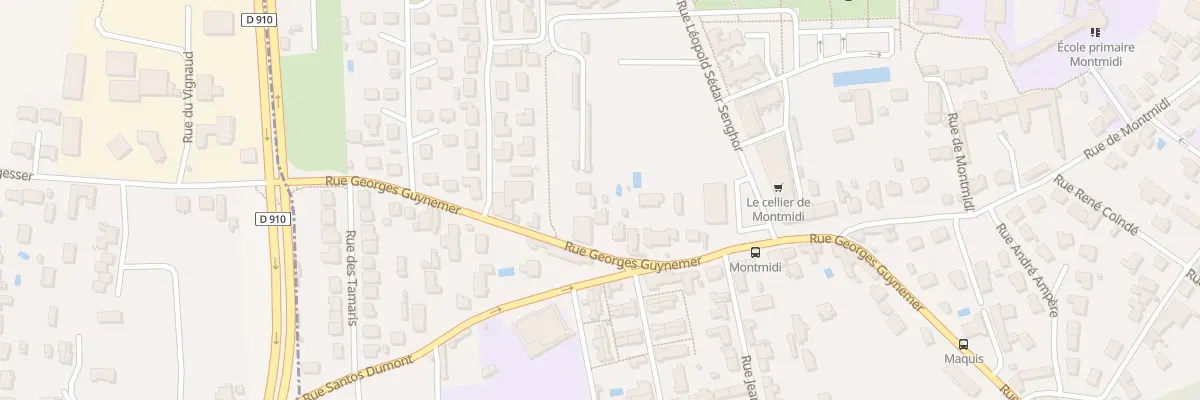 Plan du 176 Rue Georges Guynemer à Poitiers