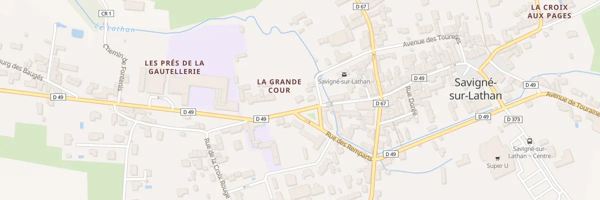 Plan du 2 Av de l’Anjou à Savigné-sur-Lathan