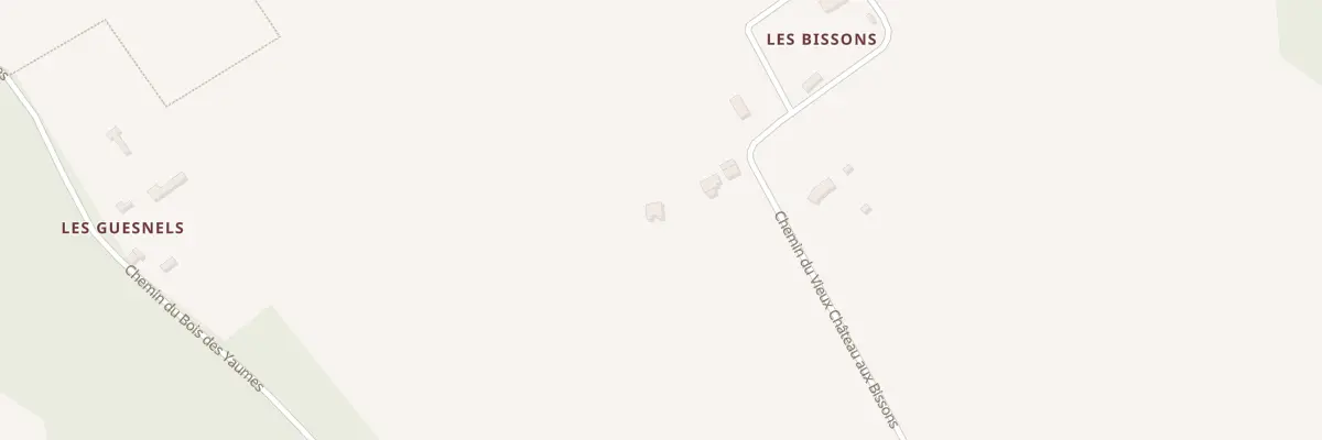 Plan du 1143 Che du Vieux Chat. aux Bissons au Pin
