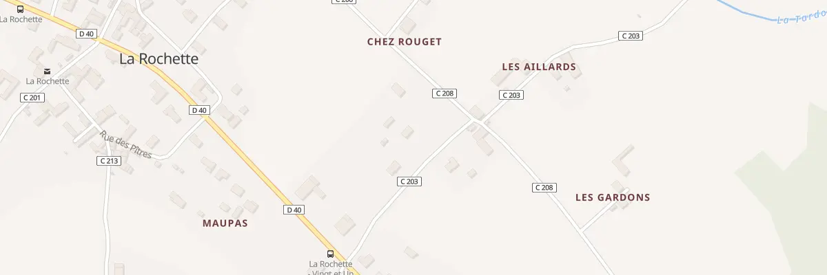 Plan du 169 Rue de la Passerelle à La Rochette