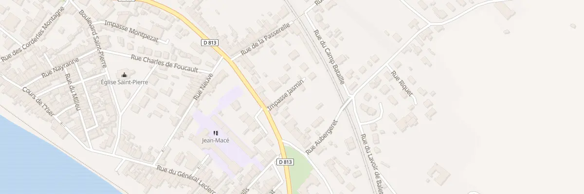 Plan du 1B Imp Jasmin à Tonneins