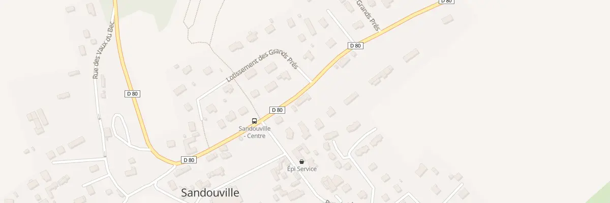 Plan du 250 Rte de la Plaine à Sandouville