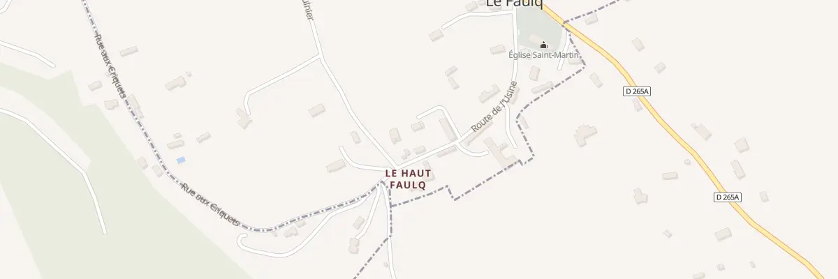 Plan du 5069 Le Ht Faulq au Faulq