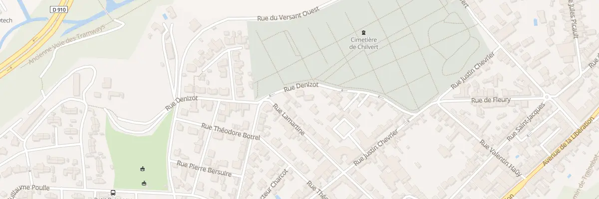 Plan du 37 Rue Denizot à Poitiers
