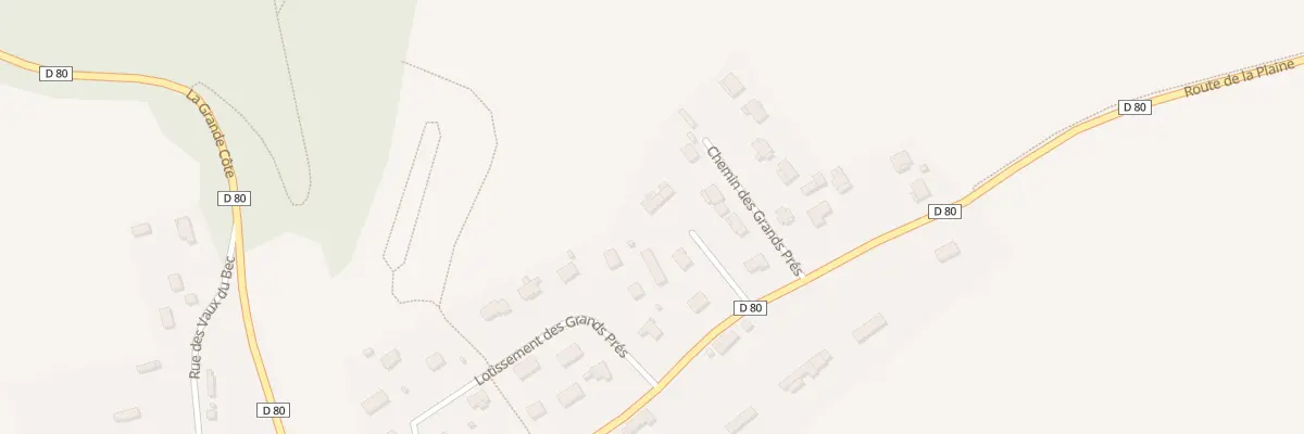 Plan du 5105 Rte de la Plaine à Sandouville