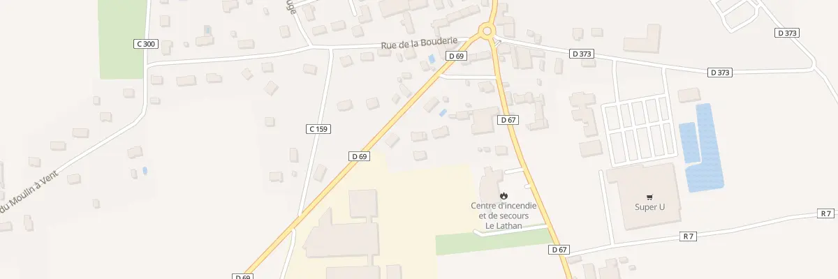 Plan du 5 Rue Saint Georges à Savigné-sur-Lathan