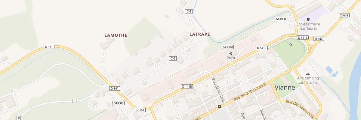 Plan du 4 Che de Latrape à Vianne