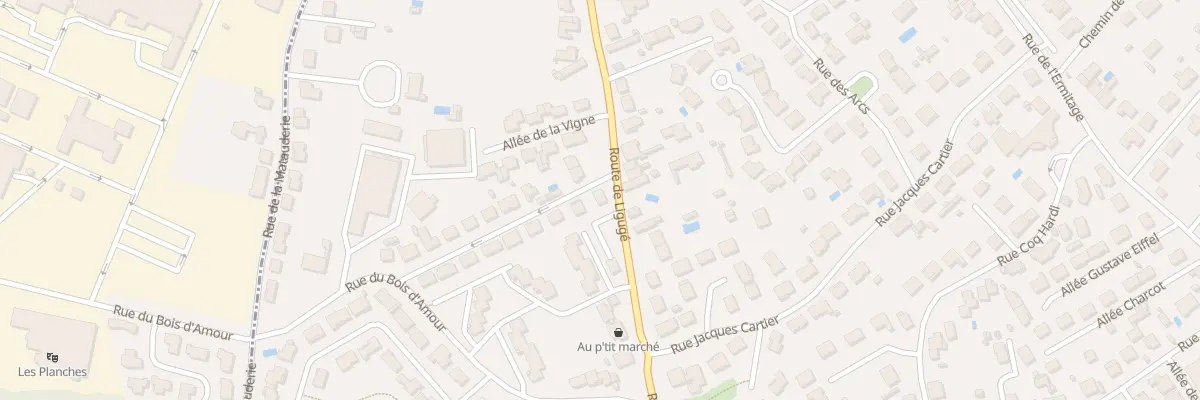 Plan du 88 Rte de Ligugé à Saint-Benoît