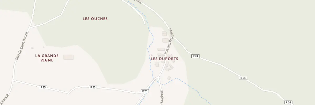 Plan du 8 Rue des Fougères à Rigny-Ussé