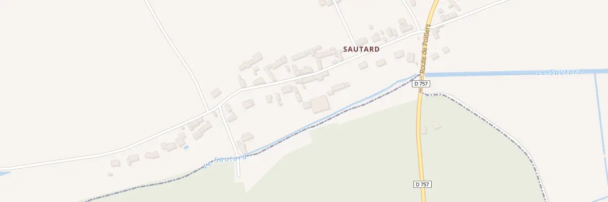 Plan du 25 Sautard à Thurageau