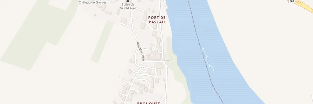 Plan du 16 Port de Pascau à Saint-Léger