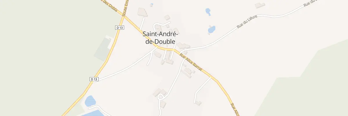 Plan du 40 Le Bourg à Saint-André-de-Double