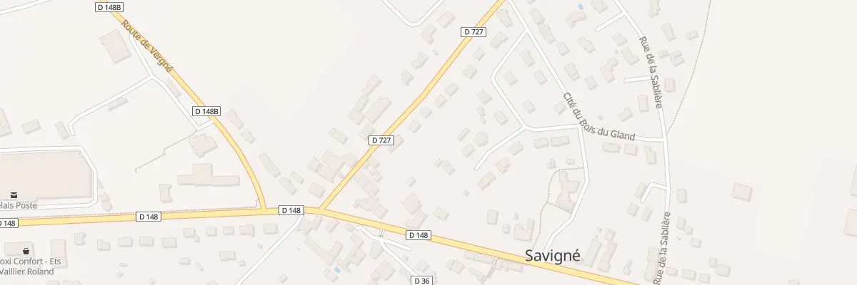 Plan du 4 Rte de Montmorillon à Savigné