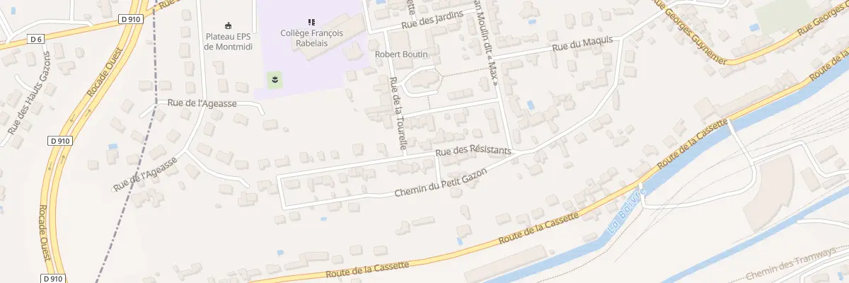 Plan du 32 Rue des Resistants à Poitiers