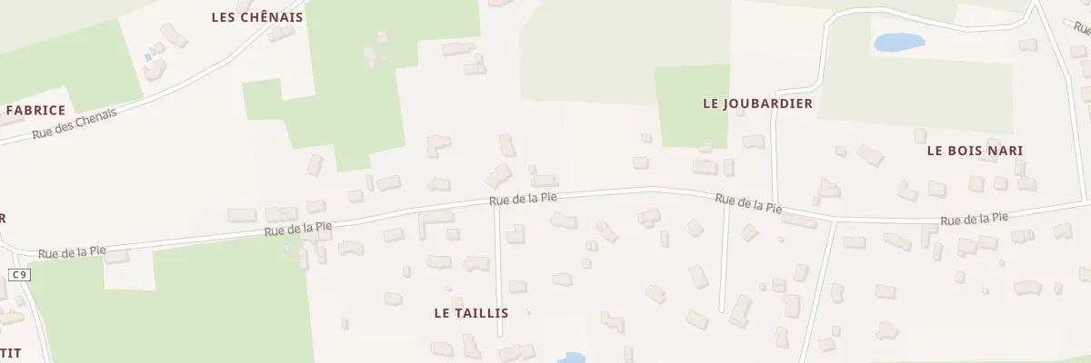 Plan du 69 Rue de la Pie à Brette-les-Pins