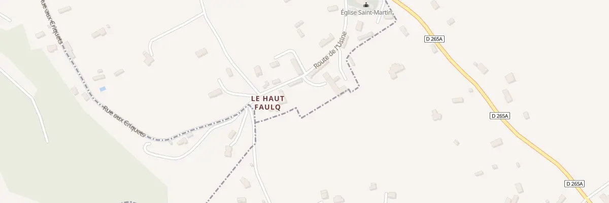Plan du 5008 Le Ht Faulq au Faulq