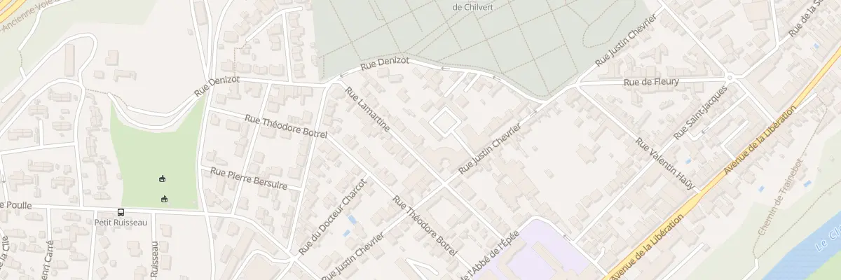 Plan du 20 Rue Lamartine à Poitiers
