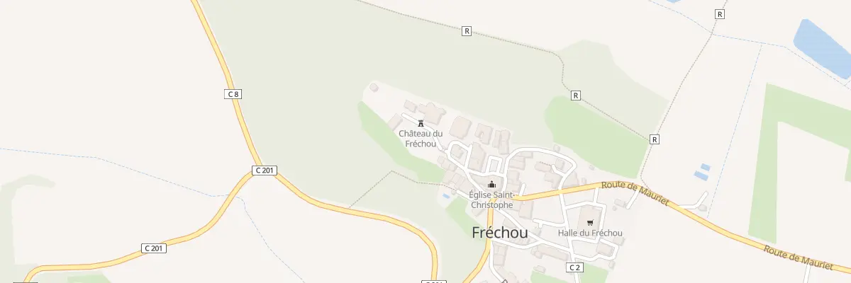 Plan du 18 Le Bourg à Fréchou