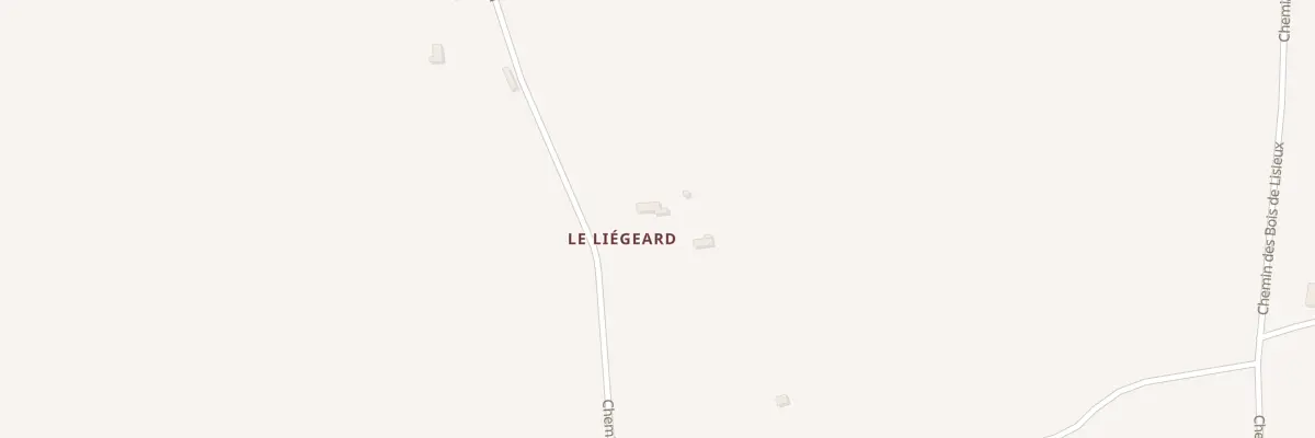 Plan du 850 Che du Liegeard à Courtonne-la-Meurdrac