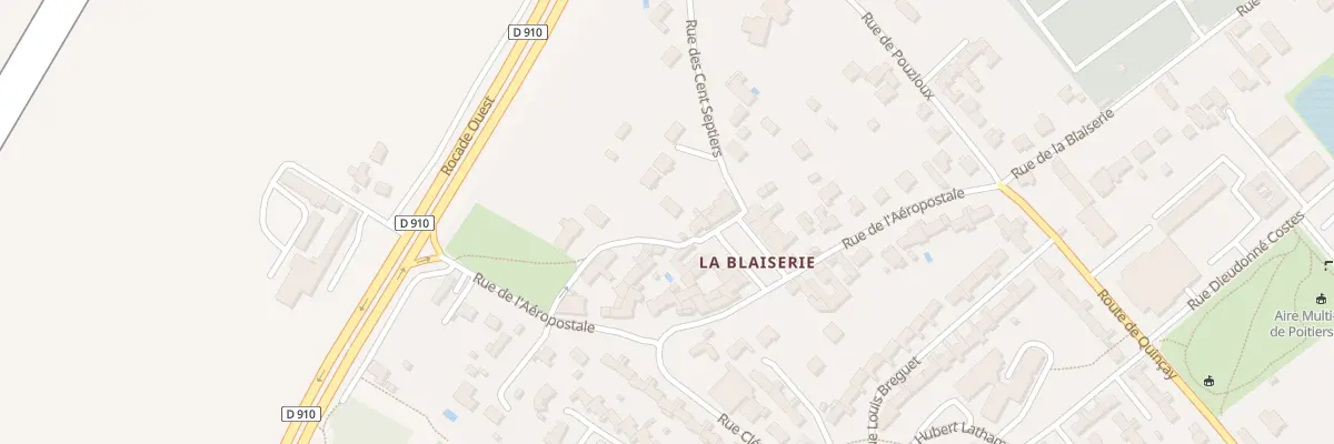 Plan du 2 Rue des Trois Ormeaux à Poitiers