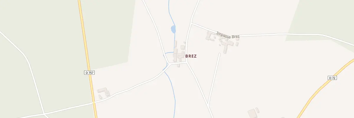 Plan du 8 Brez à Orches