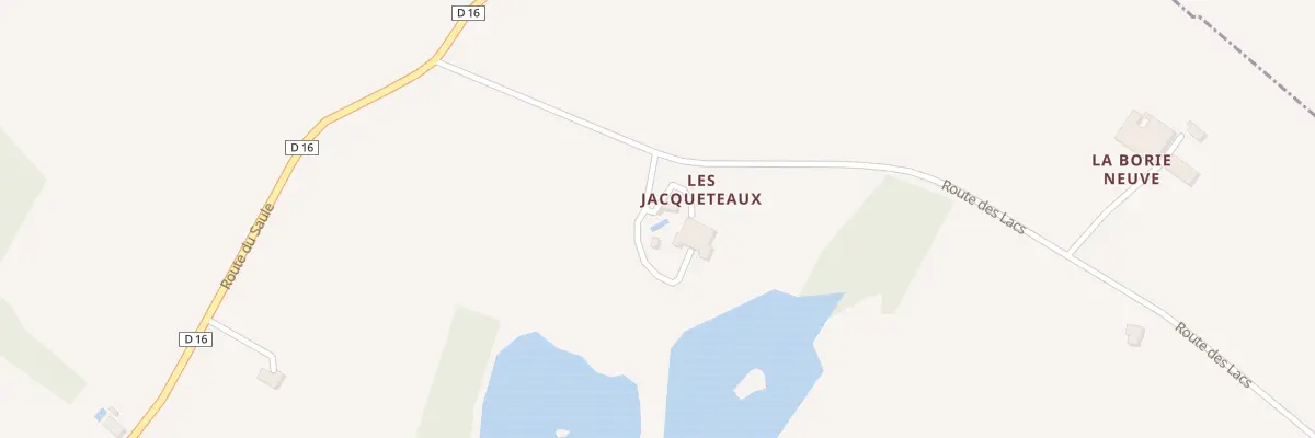 Plan du 2745 Rte des Lacs à Thénac