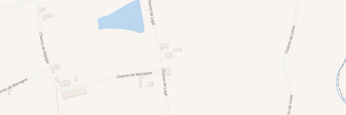 Plan du 9 Che de Lagé à Miélan