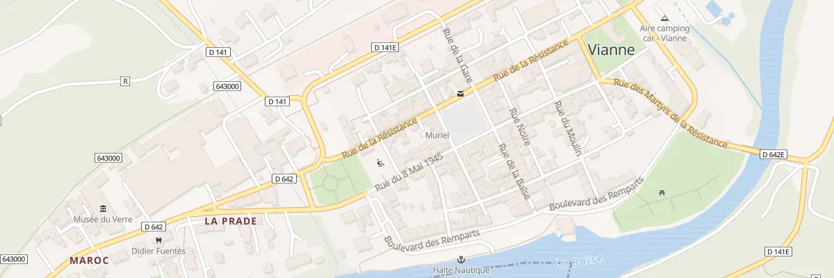 Plan du 6 Rue de la Résistance à Vianne