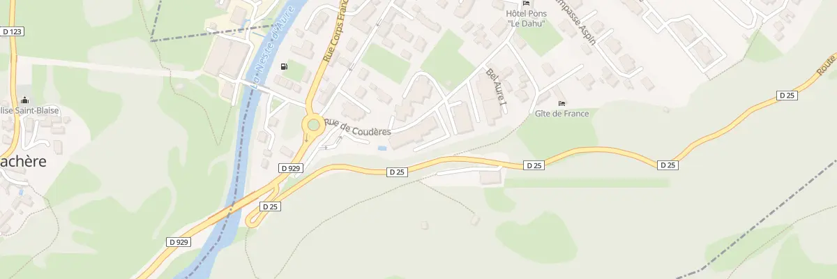 Plan du 14 Rue de Couderes à Saint-Lary-Soulan