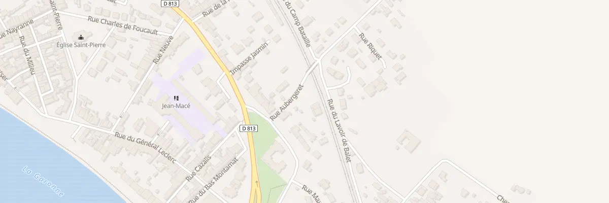 Plan du 6 Rue Aubergeret à Tonneins