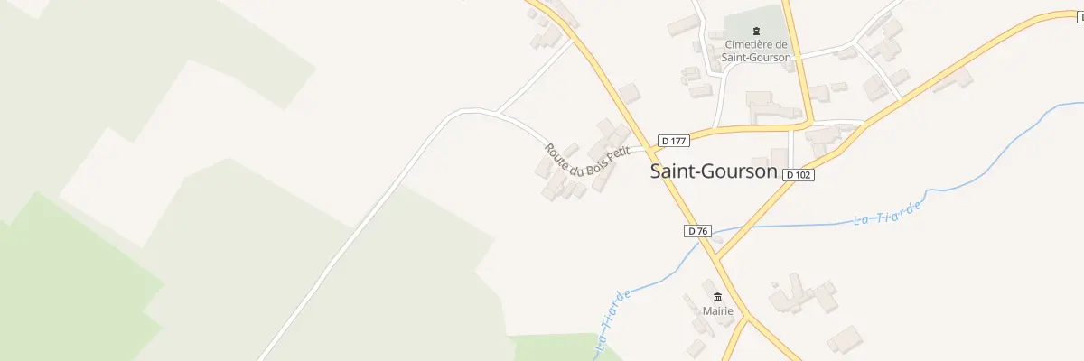 Plan du 7 Rue du Bois Petit à Saint-Gourson