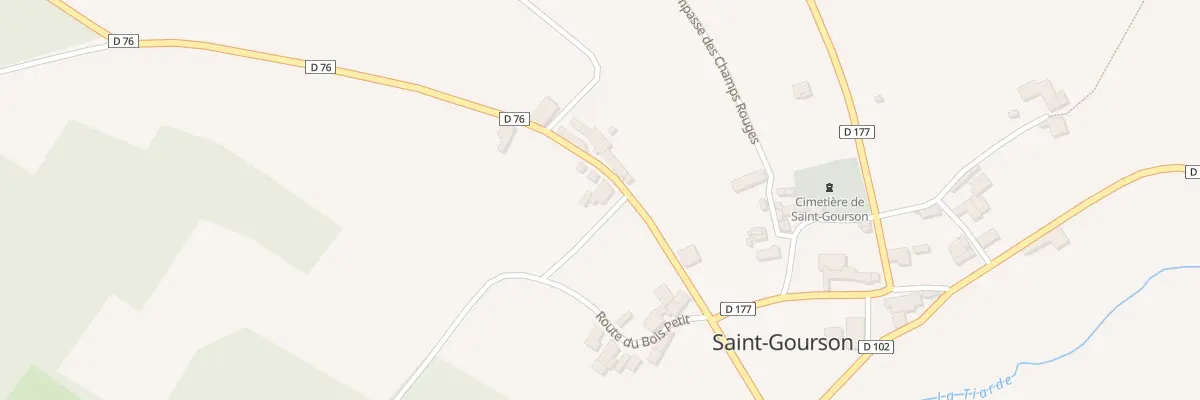 Plan du 5 Rue des Barbiers à Saint-Gourson