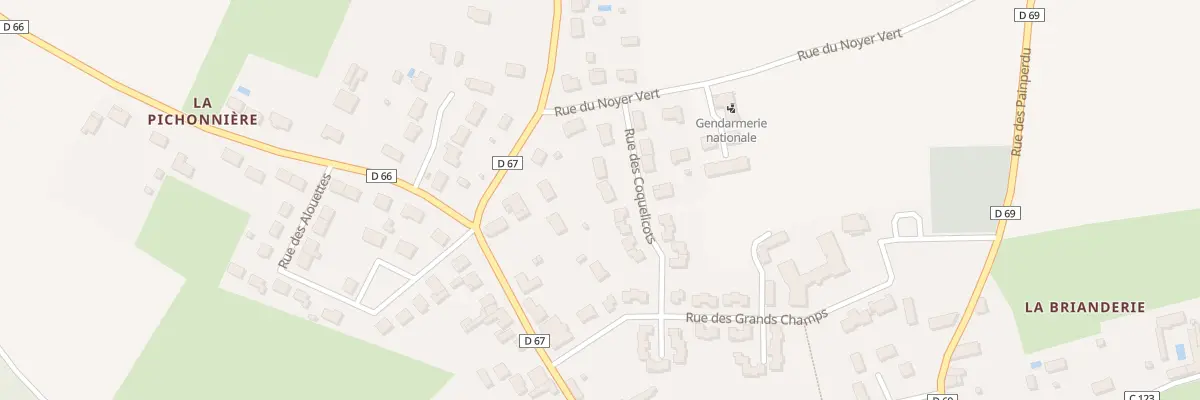 Plan du 11 Rue des Coquelicots à Savigné-sur-Lathan