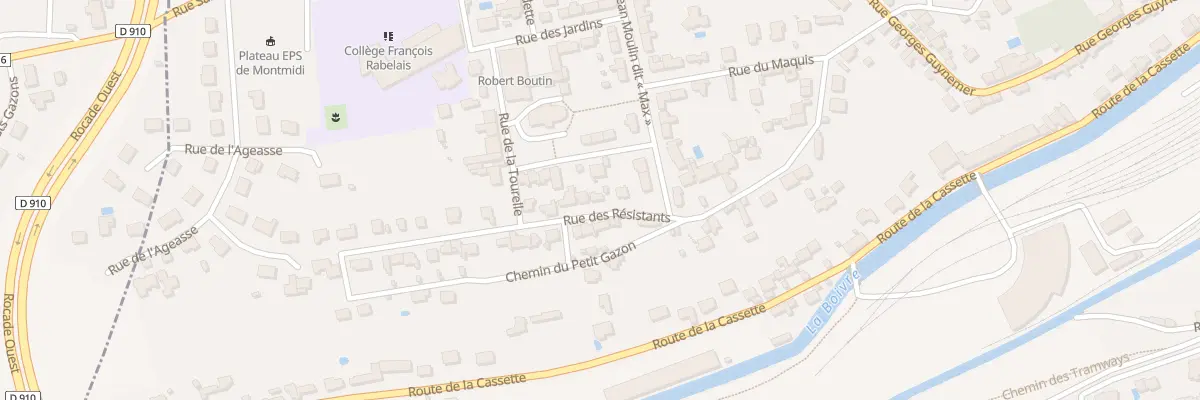Plan du 26 Rue des Resistants à Poitiers