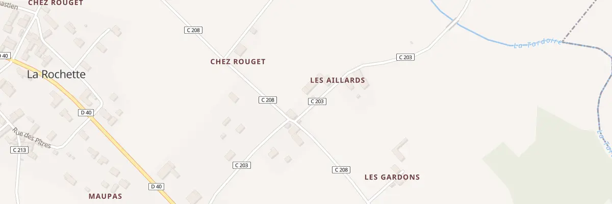 Plan du 5060 Chez Soupe Tard à La Rochette