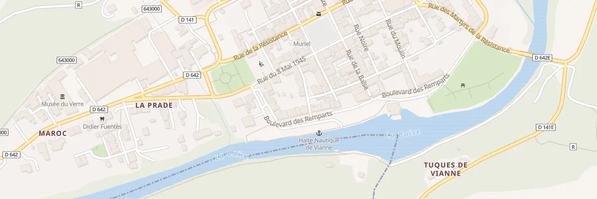 Plan du 13 Bd des Remparts à Vianne