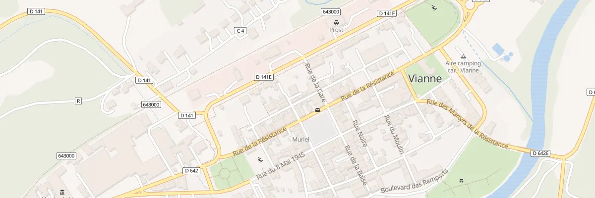 Plan du 1 Rue du Couvent à Vianne