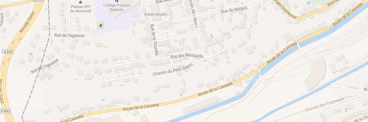 Plan du 25 Rue des Resistants à Poitiers