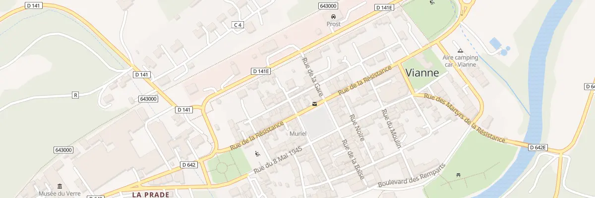 Plan du 2 Rue du Couvent à Vianne